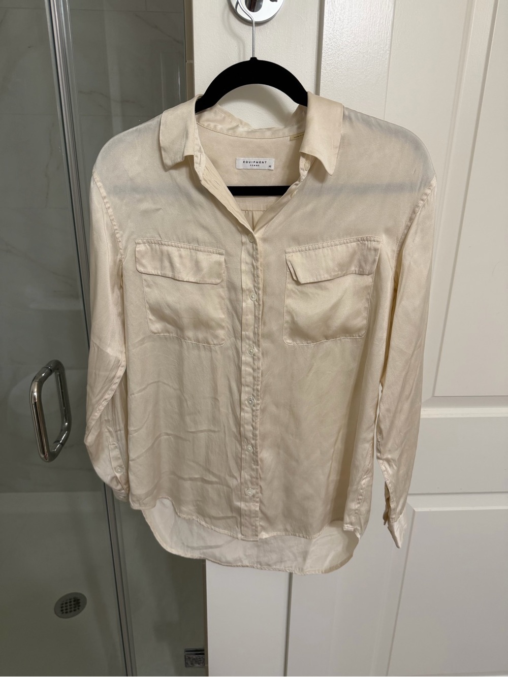Equipment Silk Button Down Shirt Blouse